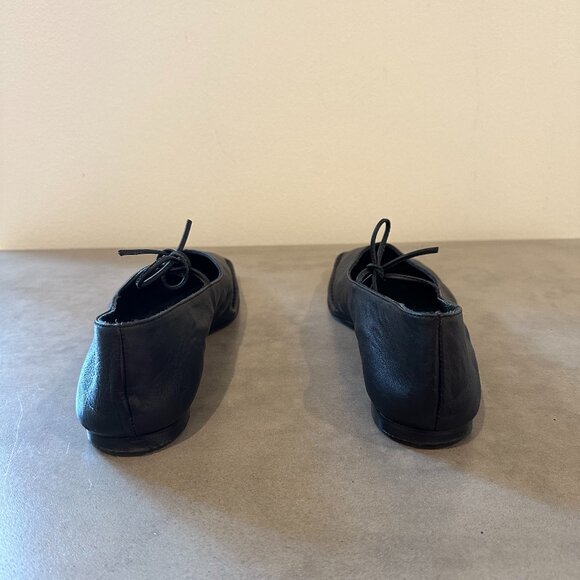 Alohas -Black Leather Ballet Flats - Picture 5 of 6